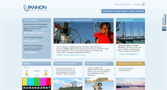 Desktop Screenshot of pannon-yacht-charter.hu